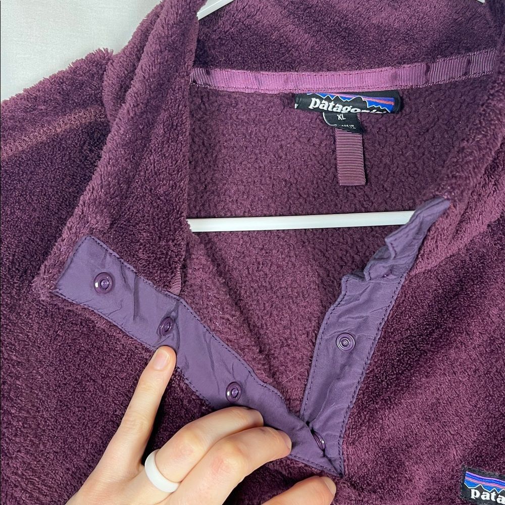 Patagonia Dark Plum Women's Re-Tool Snap T Pullover - Picture 6 of 9